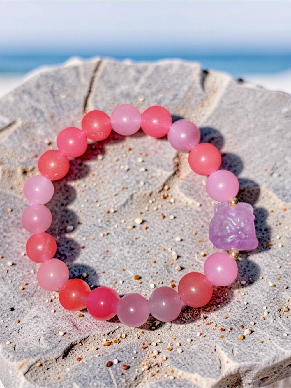 10mm Salt Agate Bracelet ❤️